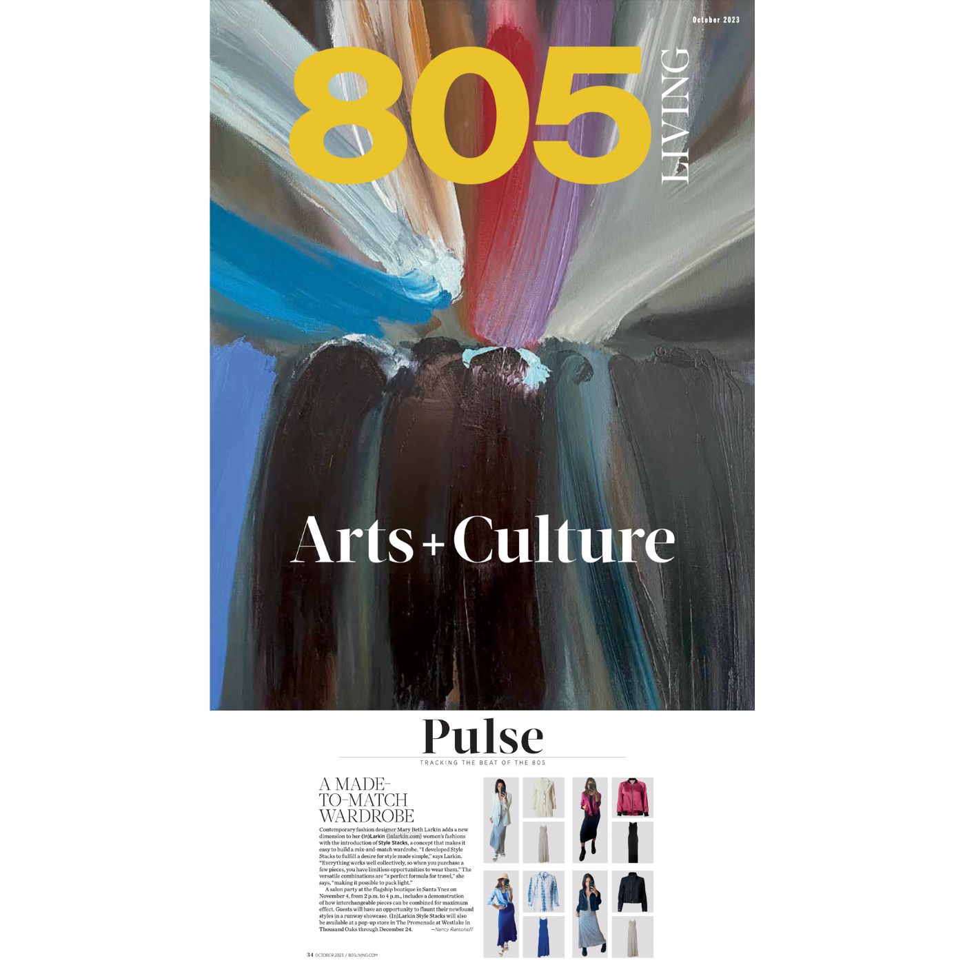 805 living article titled made to match wardrobe about designer mary beth larkin and her athglamour boutique inlarkin