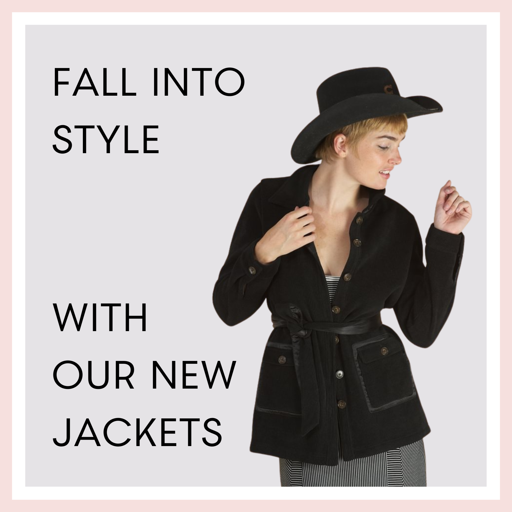 fall into style with our new jackets by inlarkin showing the new shirt jacket in black of the fall season designed by mary beth larkin