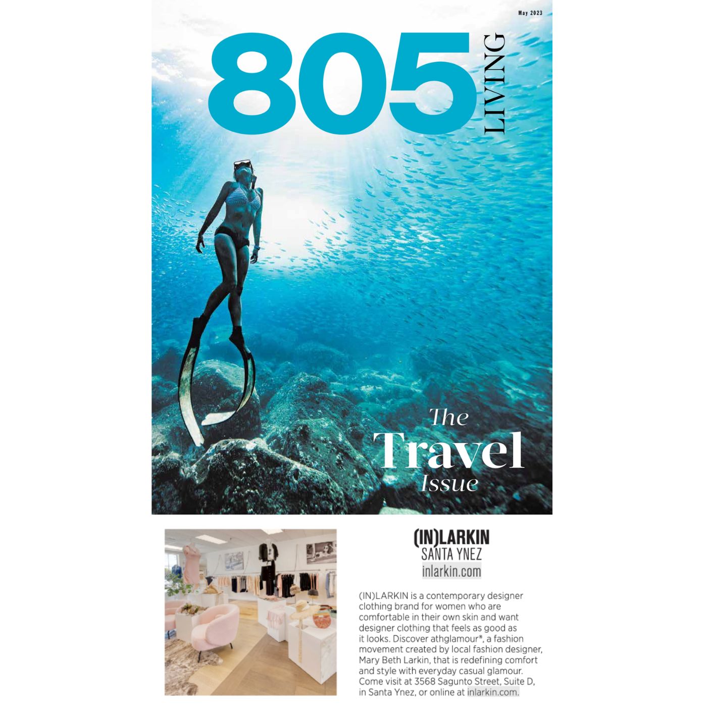 the 805 living magazine the travel issue featuring inlarkin in santa ynez