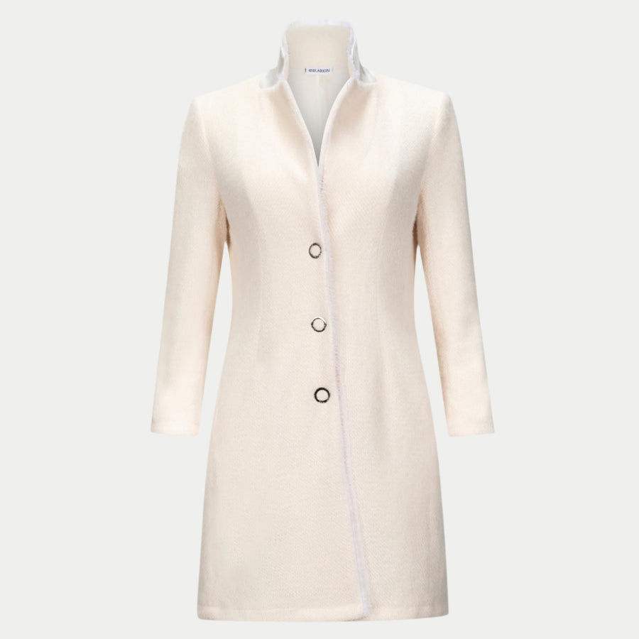 The Belle Blazer in ivory by (IN)LARKIN