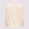 Pearl Jacket by inlarkin in ivory with vent detail, back view
