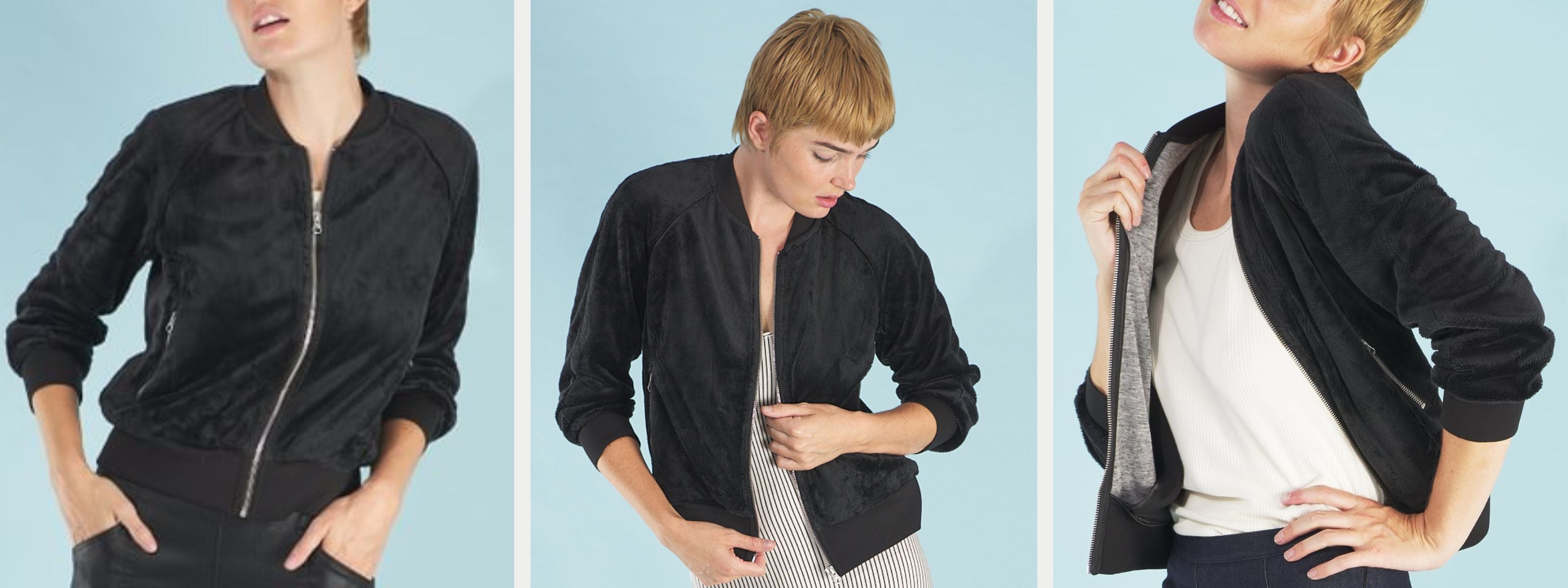 the paris beauty bomber by inlarkin in black has limited stock, shop now