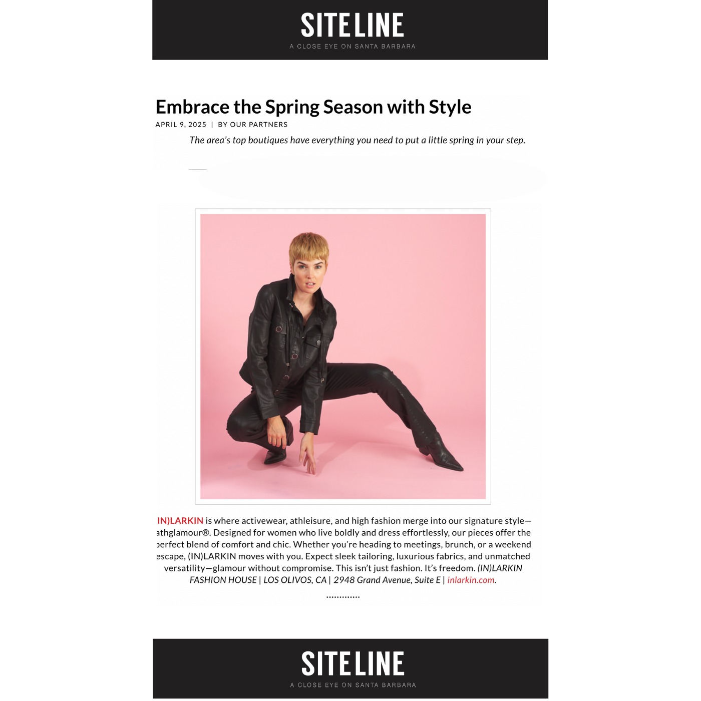 cover image for the siteline sb embrace the spring season with style by inlarkin