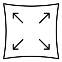 the icon depicting fabric stretch by inlarkin