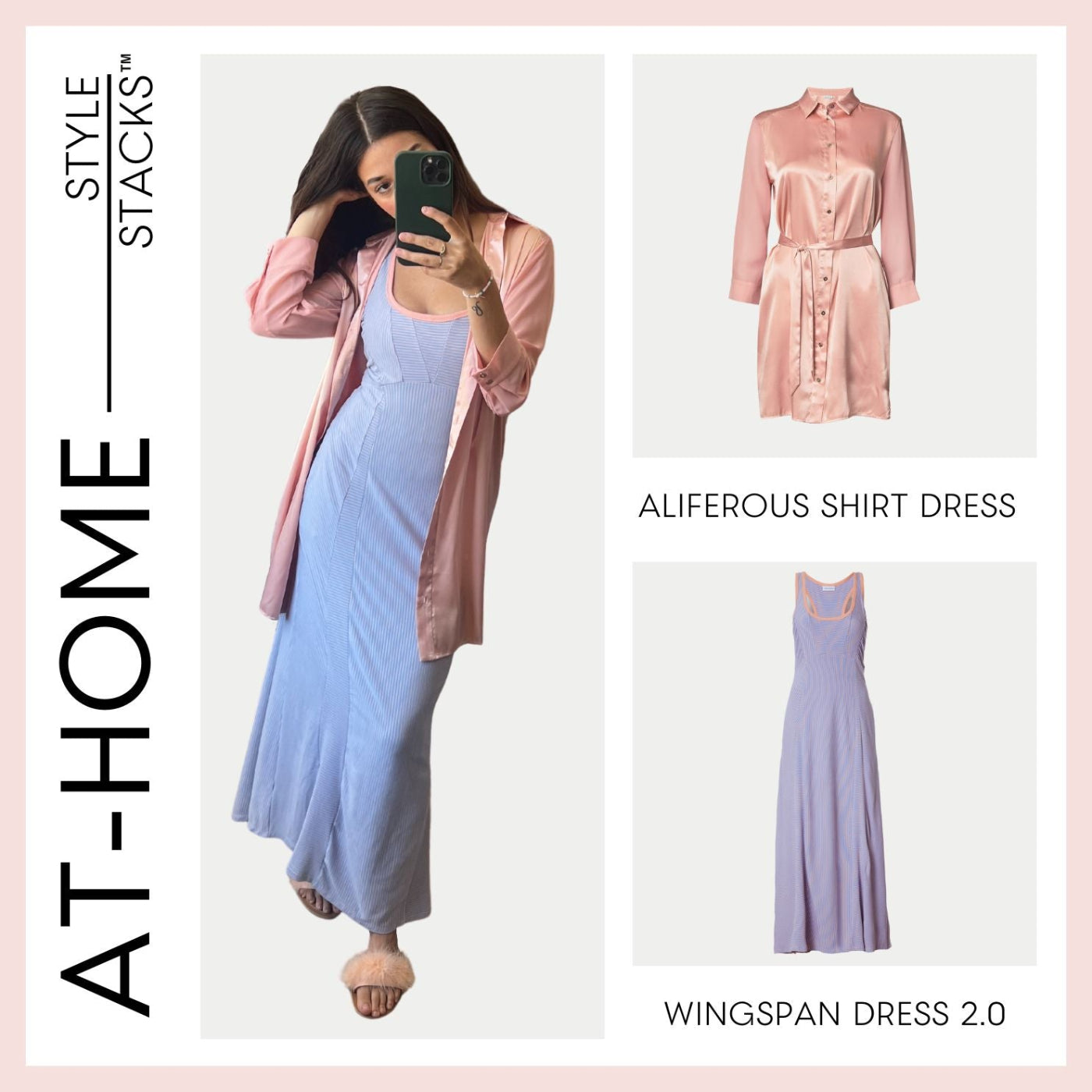 The style stacks at home by inlarkin image featuring the aliferous shirt dress and wingspan dress 2.0