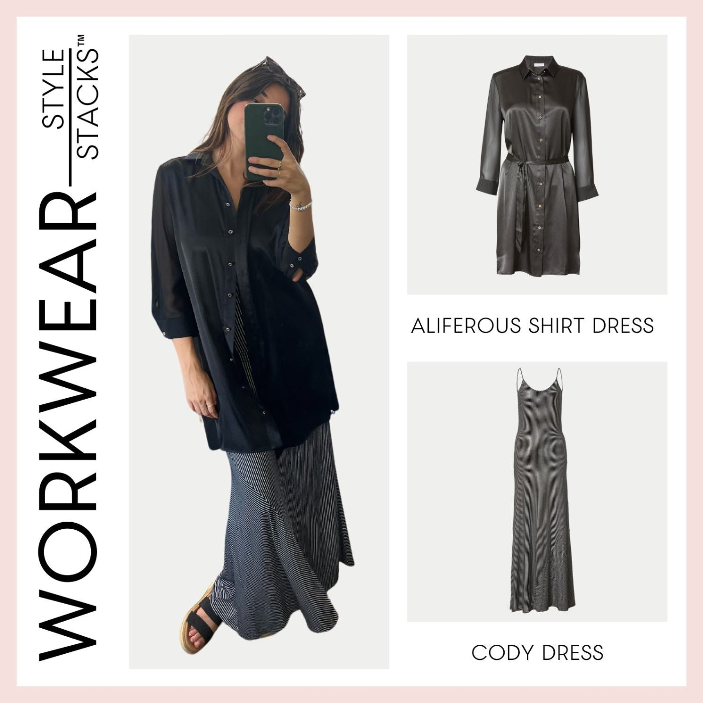 style stacks workwear by inlarkin featuring the aliferous shirt dress and cody dress